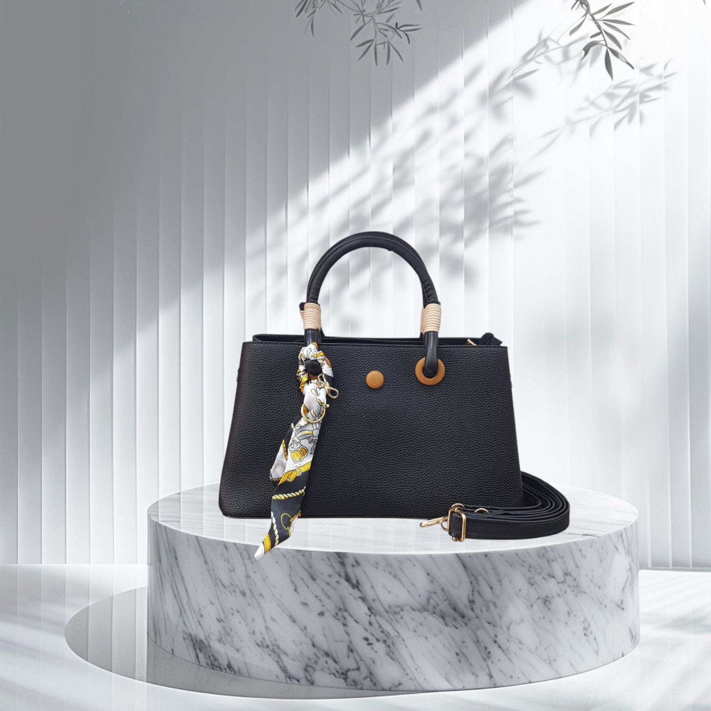 Parfois Tote Bag with Scarf Detail