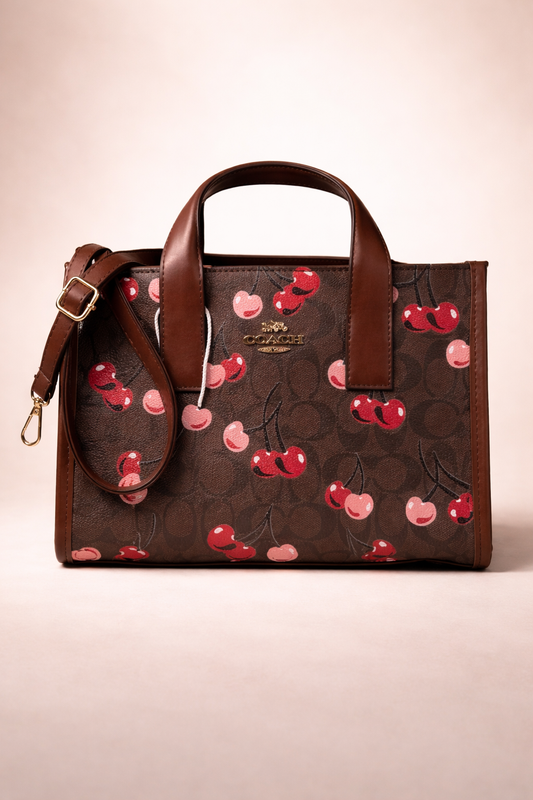 Cherry Signature Mini Tote