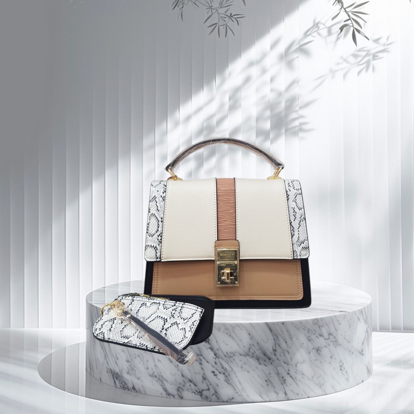 Emily London Snake Satchel